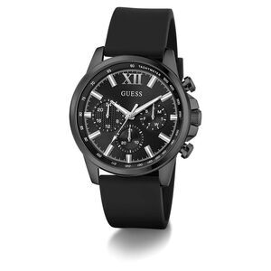 Guess Multi-function Black Silicone Black Mens Watch